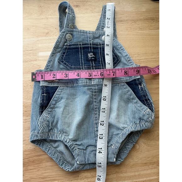 Modern Oshkosh bgosh baby hickory stripe bubble tagged 3 months Both - Picture 8 of 8